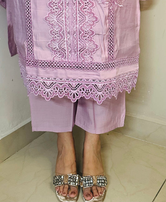 Light Lavender Straight Suit