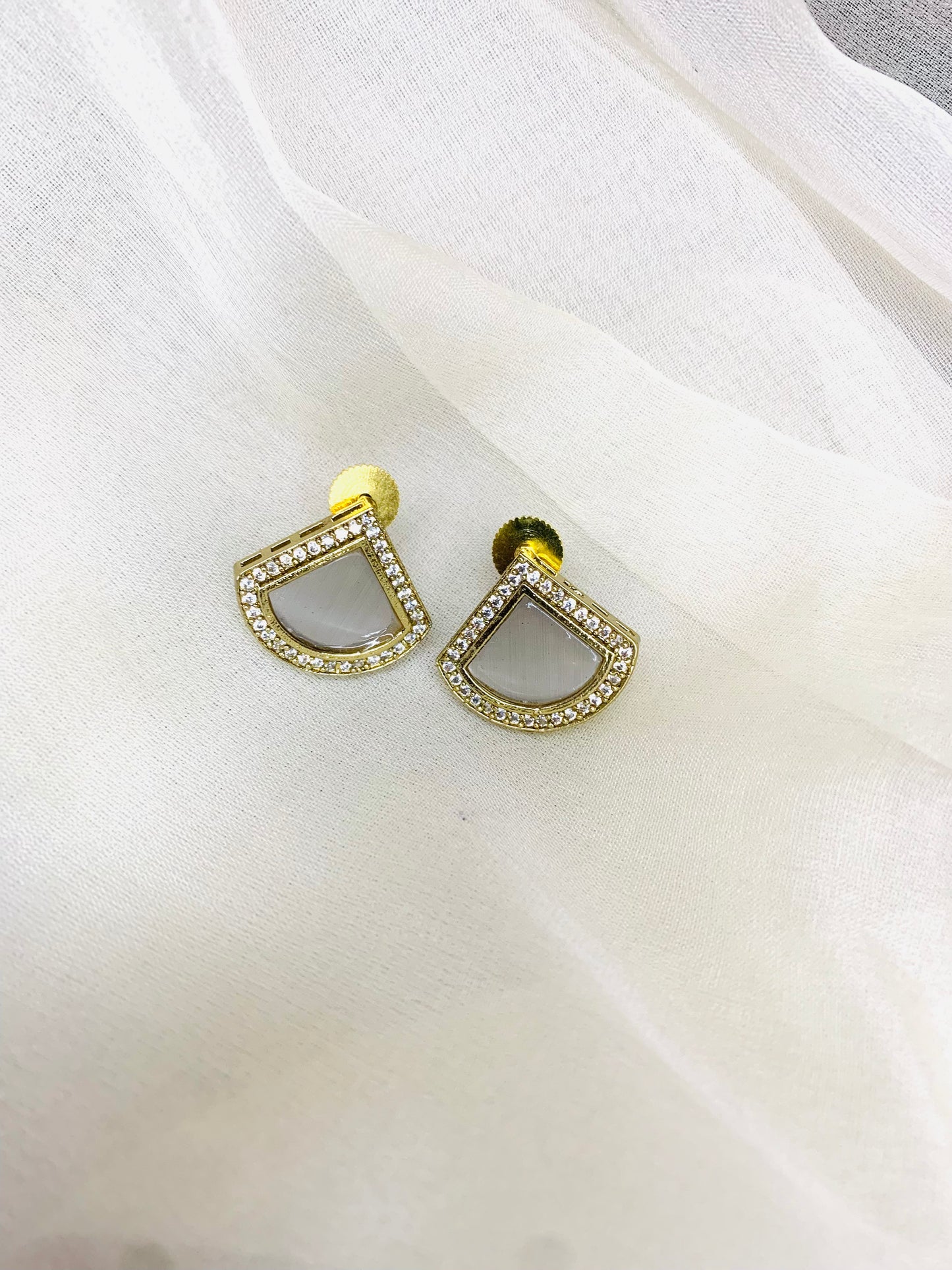 Stone Studs Earrings