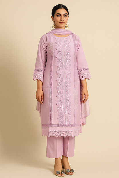 Light Lavender Straight Suit