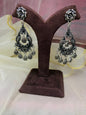 Antique Oxidised Chandbali