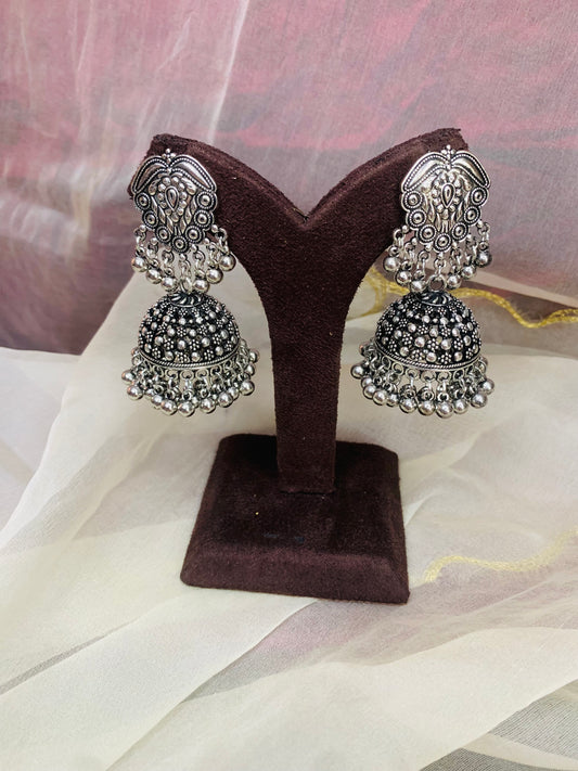 Antique Oxidised Jumki