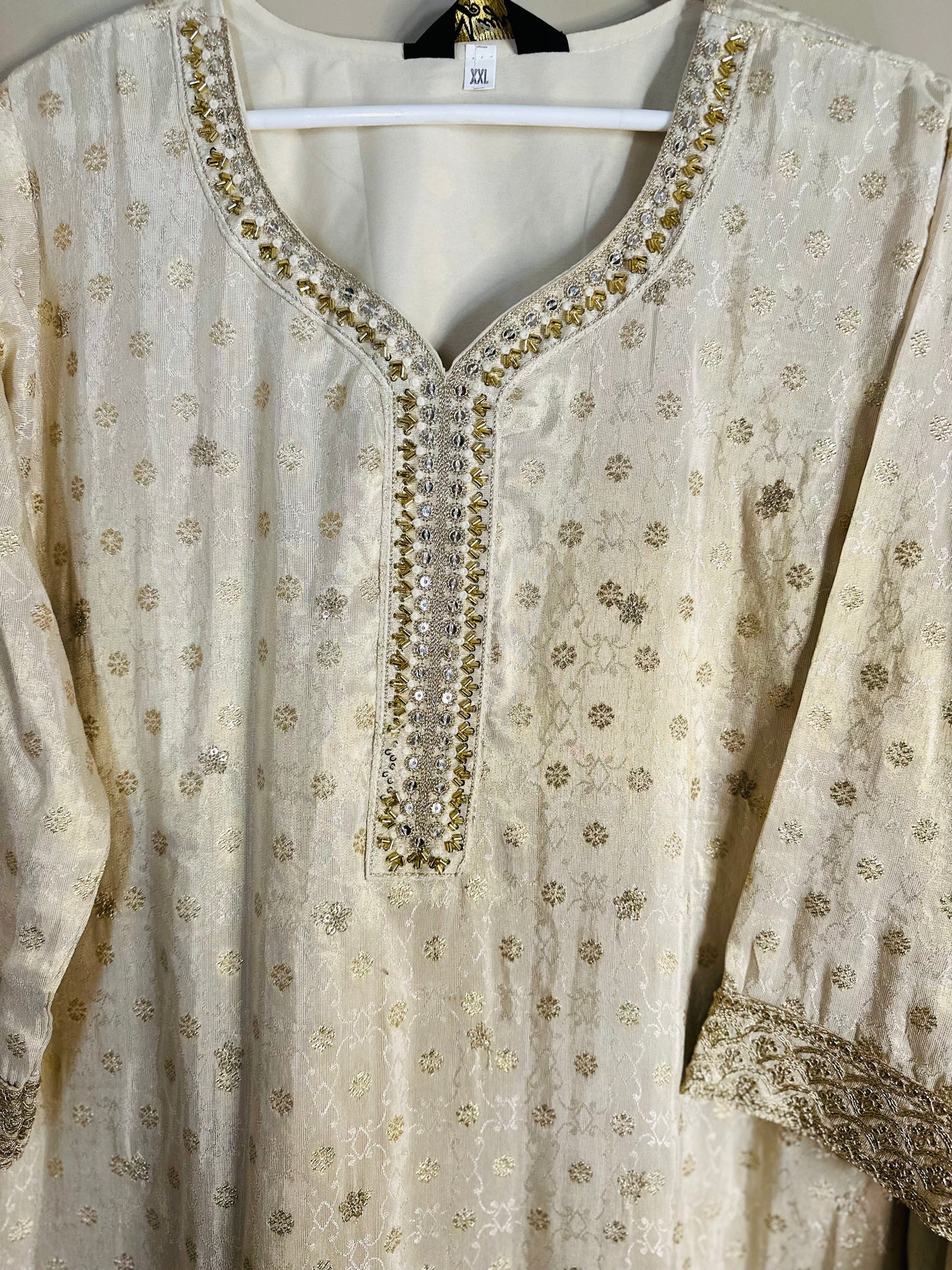 Silk Blend Sharara Suit